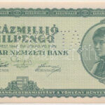1946. 100.000.000MP 'MINTA' perforációval (hamis?) T:I Adamo P33