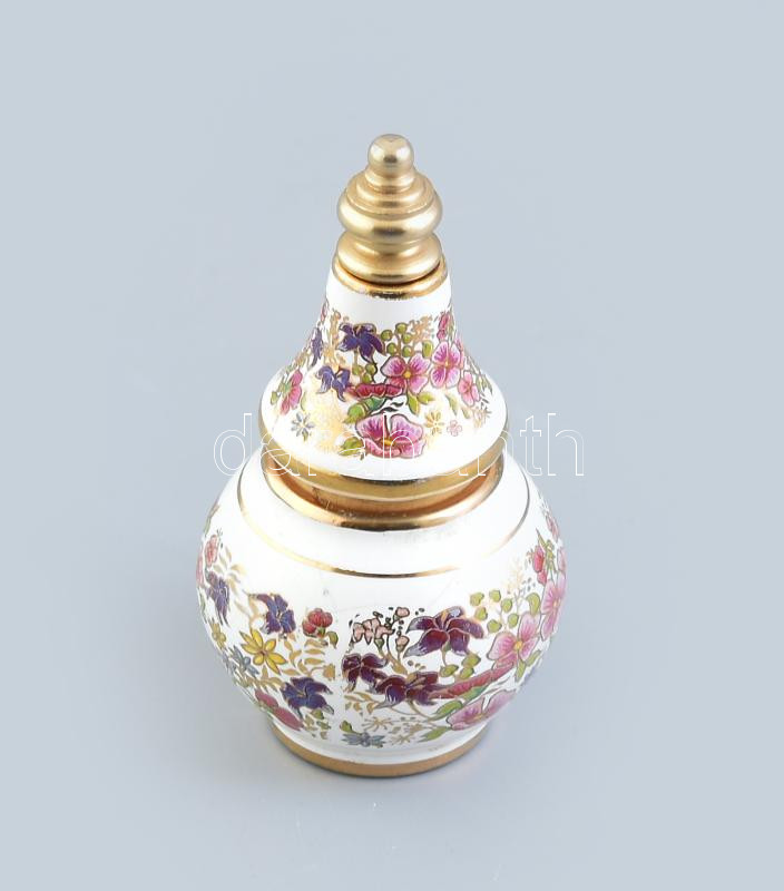 Kém tégely, porcelán, hibátlan, m: 8,5 cm