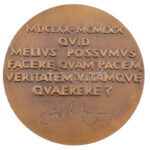 Csehország 1970. 'Kulturális világévforduló' bronz kétoldalas emlékérem, Szign.: K. Vasut (70mm) T:1- Czech Republic 1970. 'World cultural anniversary' bronze two-sided commemorative medallion, Sign.:K.Vasut (70mm) C:AU - Image 2