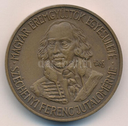 Tóth Sándor (1933-2019) 1999. 'Magyar Éremgyűjtők Egyesülete - Széchenyi Ferenc Jutalomérme' kétoldalas bronz emlékérem (42mm) T:1 Adamo BPa2