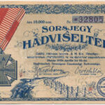 Budapest 1926. 'Sorsjegy a Hadviseltek Üdülő Otthona Javára' 10.000K-ról, '*32805' sorszámmal T:II-,III több kis beszakadással