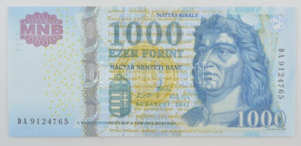 2011. 1000Ft 'DA 9124765' T:I Adamo F55N