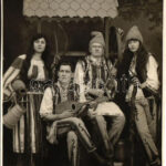 1927 Bucharest, Bukarest, Bucuresti, Bucuresci; zenészek / musicians, folklore. photo (vágott / cut)