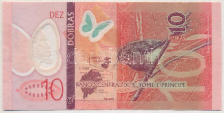 Sao Tomé és Príncipe 2016. 10D 'AB 0242055' T:III Sao Tomé and Príncipe 2016. 10 Dobras 'AB 0242055' C:F Krause P#71