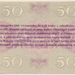Budapest 1945. 50P 'Élelmezési Kölcsönjegy' 'D 084550' T:II fo. Adamo BUP11.1 - Image 2