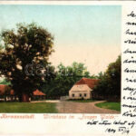 1900 Nagyszeben, Hermannstadt, Sibiu; Wirtshaus im Jungen Walde. G.A. Seraphin / Erdei vendéglő / Restaurant in Padurea Dumbrava (EK)