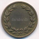 Ernszt Kálmán 1900. 'Budapesti Atlétikai Klub' bronz kétoldalas díjérem (30mm) T:1- - Image 2