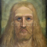 Olvashatatlan jelzéssel: Jézus. Olaj, vászon. 41x31 cm