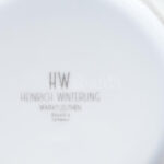 Heinrich Winterling Bavaria német porcelán csésze és alj. Matricás, jelzett, hibátlan, d: 8,5 - 15 cm - Image 2