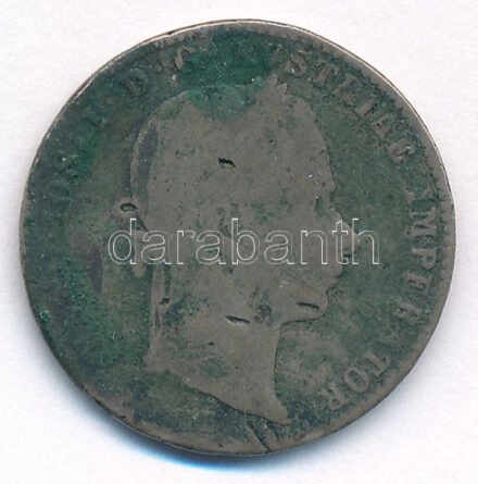 1858B 1/4Fl Ag 'Ferenc József' Körmöcbánya T:3 patina, ü. Hungary 1858B 1/4 Florin Ag 'Franz Joseph' Kremnica C:F patina, ding