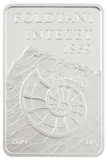 2019. 10.000Ft Ag 'A Földtani Intézet alapításának 150., székháza átadásának 120. évfordulója' tanúsítvánnyal, kapszulában T:PP Hungary 2019. 10.000 Forint Ag 'The 150th anniversary of the foundation of the Geological Institute,