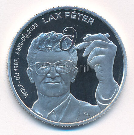 2022. 7500Ft Ag 'Lax Péter' tanúsítvánnyal, kapszulában T:PP