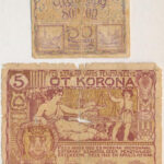 Pécs 1920. 5K pénztárjegy + Sopron 1919. 50f pénztárjegy T:III-,IV Adamo PÉC14.2, SOP5.1