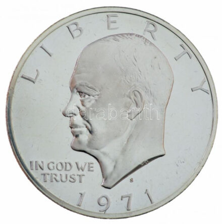 Amerikai Egyesült Államok 1971S 1$ Ag 'Eisenhower' T:PP USA 1971S 1 Dollar Ag 'Eisenhower' C:PP Krause KM#203a