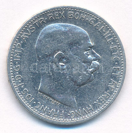 Ausztria 1913. 1K Ag 'Ferenc József' T:2,3 Austria 1913. Corona Ag 'Franz Joseph' C:XF,F Krause KM# 2820
