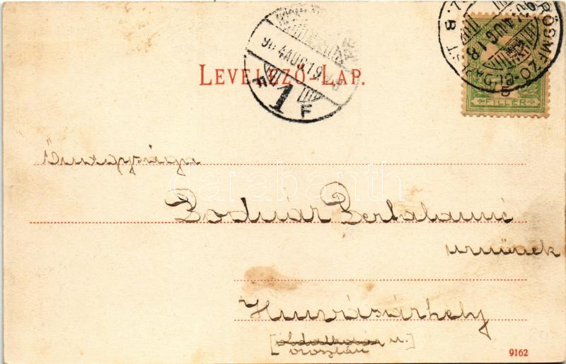 1904 Máramarossziget, Sighetu Marmatiei; M. kir. állami felsőbb leány iskola internátusa / girl boarding school - Image 2