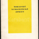 4 különböző cseh nyelvű numizmatikai értesítő 'Moravské Numismatické Zprávy 1967,1968/69,1970,1973' Szép állapot. - Image 3