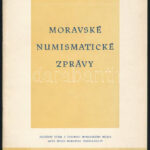 4 különböző cseh nyelvű numizmatikai értesítő 'Moravské Numismatické Zprávy 1967,1968/69,1970,1973' Szép állapot. - Image 4