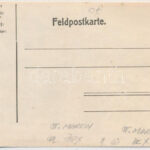 Schloss Martinskirchen. Feldpostkarte / WWI German and Austro-Hungarian K.u.K. military field postcard with castle (EK) - Image 2