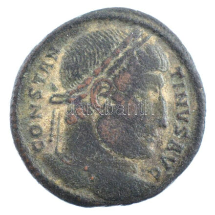 Római Birodalom / Arles / II. Constantinus 325-326. AE3 Follis bronz (2,38g) T:2,2- Roman Empire / Arles / Constantine II 325-326. AE3 Follis bronze 'CONSTAN - TINVS AUG / VIRTV-S AVGG - PA - RL' (2,38g) C:XF,VF RIC VII. 291