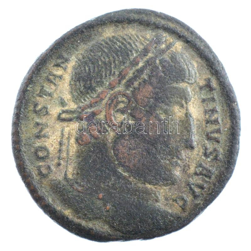 Római Birodalom / Arles / II. Constantinus 325-326. AE3 Follis bronz (2,38g) T:2,2- Roman Empire / Arles / Constantine II 325-326. AE3 Follis bronze 'CONSTAN - TINVS AUG / VIRTV-S AVGG - PA - RL' (2,38g) C:XF,VF RIC VII. 291