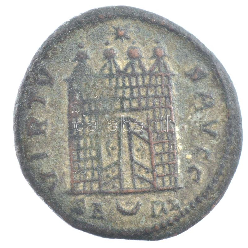 Római Birodalom / Arles / II. Constantinus 325-326. AE3 Follis bronz (2,38g) T:2,2- Roman Empire / Arles / Constantine II 325-326. AE3 Follis bronze 'CONSTAN - TINVS AUG / VIRTV-S AVGG - PA - RL' (2,38g) C:XF,VF RIC VII. 291 - Image 2