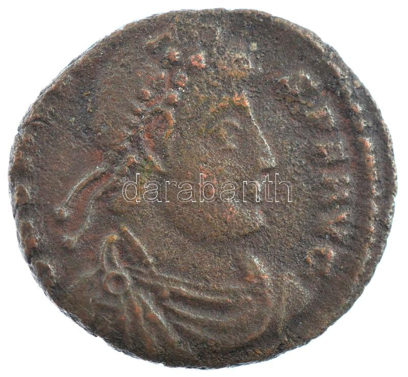 Római Birodalom / Siscia / Valens 367-375. AE3 bronz (2,25g) T:2 Roman Empire / Siscia / Valens 367-375. AE3 bronze 'DN VALEN-S PF AVG / GLORIA RO-MANORVM - R - dot -BSISC' (2,25g) C:XF RIC IX 14b, type x(a)