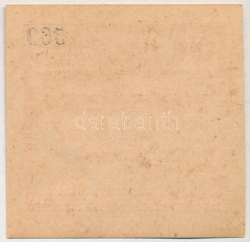 Budapest 1919. 50f 'Vörös Ujság' szükségpénz T:I Adamo BUC300.1 - Image 2