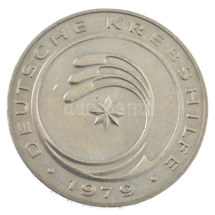 NSZK 1979. 'Mildred Scheel / Német Rákellenes Segély' kétoldalas fém emlékérem (30mm) T:1- GFR 1979. 'Mildred Scheel / German Cancer Aid' two-sided metal commemorative medallion (30mm) C:AU