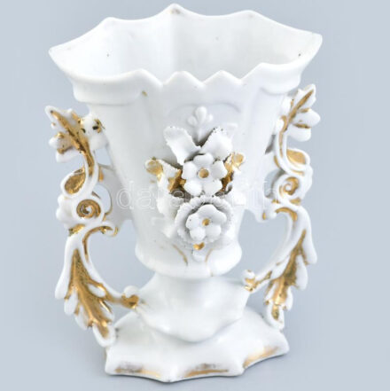 Antik váza, jelzés nélkül, kopott, m: 20 cm