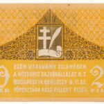 Budapest 1919. 20f 'Központi Sajtóvállalat R.T.' T:II- Adamo BUC140.1 - Image 2