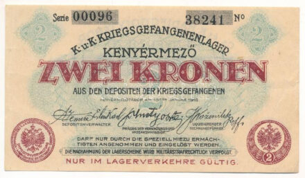 Kenyérmező / Hadifogolytábor 1916. január 15. 2K '00096 38241' T:III Adamo HHK-1.7