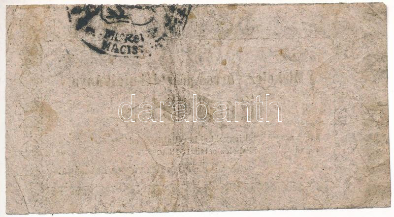 Miskolc 1860. 10kr 'Miskolcz városa pénztári utalványa' 'A 1412' T:III fo. Adamo MIS2.1 - Image 2