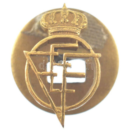 Spanyolország DN 'Real Federacion Espaňola de Futbol (Spanyol Királyi Labdarúgó Szövetség)' bronz gomblyukjelvény T:1 Spain ND 'Real Federacion Espaňola de Futbol (Spanish Royal Football Federation)' bronze buttonhole badge C:UNC