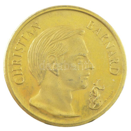 Olaszország 1969. 'Christian Barnard' kétoldalas bronz emlékérem (28mm) T:1- Italy 1969. ' Christian Barnard' two-sided bronze commemorative medallion (28mm) C:AU