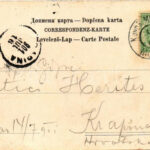 1901 Mostar, Cafe Willomitzer zur Stadt Wien, bicycles (fl) + 'K. UND K. MILIT. POST MOSTAR' - Image 2