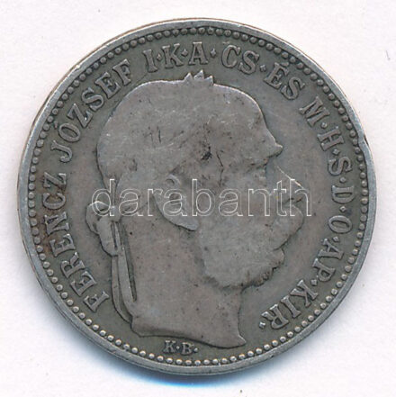 1893KB 1K Ag 'Ferenc József' T:3 kis ph Adamo K5