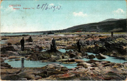 1913 Orsova, Vaskapu-szoros / Eisernes Tor / Portile de Fier / gorge, canal (EK)