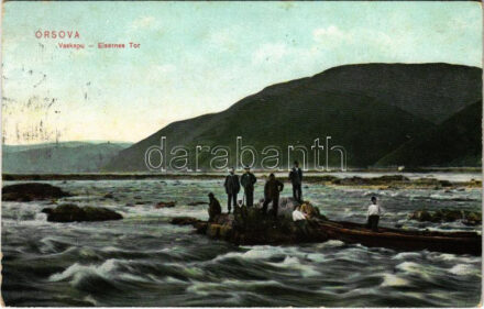 1910 Orsova, Vaskapu-szoros / Eisernes Tor / Portile de Fier / gorge, canal (EK)