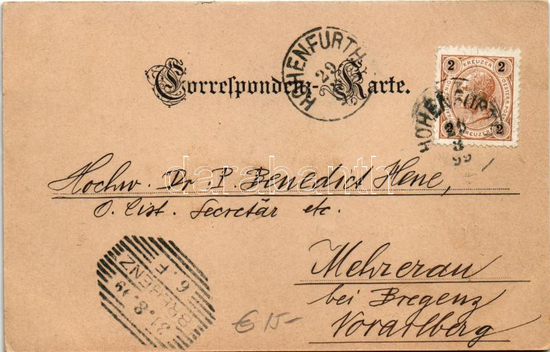 1899 (Vorläufer) Vyssí Brod, Hohenfurth (Südböhmen); - Image 2