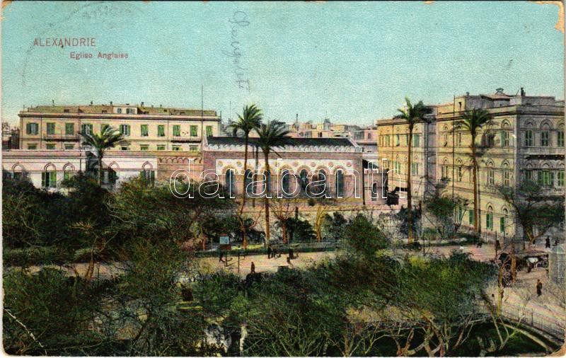 1911 Alexandria, Eglise Anglaise / British church (Rb)