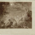 Erotikus meztelen hölgyek / Erotic nude lady art postcard (EK)