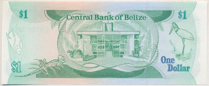 Belize 1986. 1$ T:I Belize 1986. 1 Dollar C:UNC Krause P#46 - Image 2