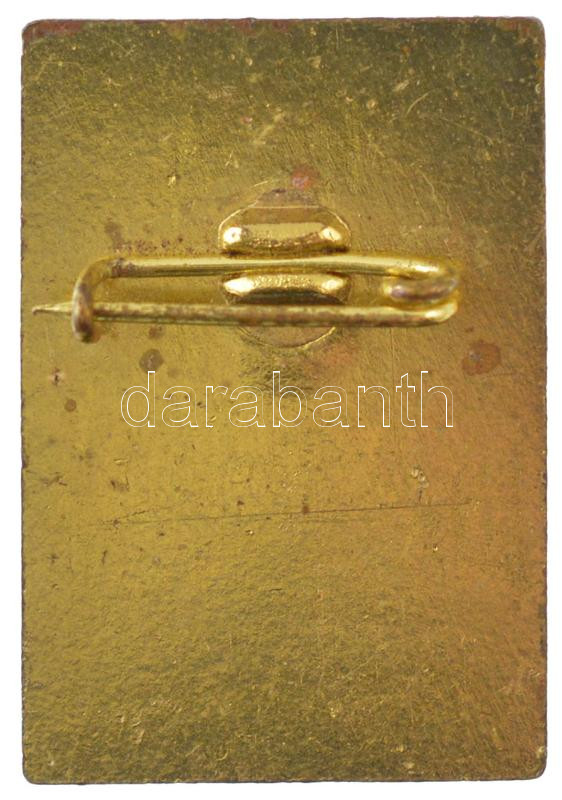 ~1970. 'Magyar Olimpiai Bizottság' festett, rátétes bronz jelvény (29x20mm) T:2 - Image 2