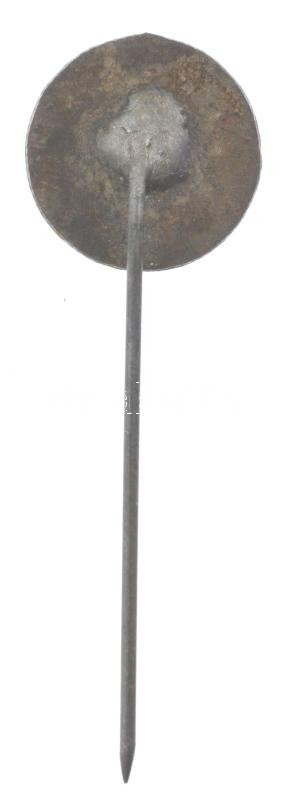 ~1920-1930. 'Cserkész farkaskölyök' zománcozott fém jelvény (14,5mm) T:2 zománchiba - Image 2