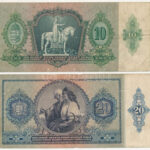 1936. 10P + 1941. 20P + 1932. 50P + 1945. 100P mind 'Magyar Éremgyűjtők VI. vándorgyűlése és III. Szolnoki Numizmatikai Kiállítás' felülbélyegzéssel T:III Adamo FO35.3.1, FO35.3.2, FO35.3.3, FO35.3.5 - Image 2