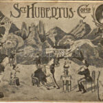 1917 Sct. Hubertus-Comp. / Circus company's advertisement art postcard, acrobats (lyukak / pinholes)