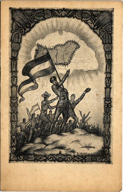 'MEFHOSZ' (Magyar Egyetemi- és Főiskolai Hallgatók Országos Szövetsége) Centrum Menza Szövetkezet kiadása / Hungarian irredenta propaganda s: D. Szabó I. (EK)