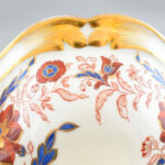 Virágos kínáló tál porcelán. Kézzel festett, jelzés nélkül, hibátlan 20x20 cm - Image 3