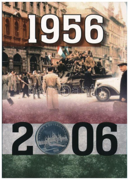2006. 50Ft Cu-Ni '1956-os forradalom' emléklapon T:1 az emléklapon kis szamárfül